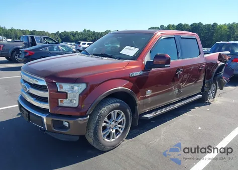 2015 Ford F-150 King Ranch из США, поврежденный, VIN 1FTEW1EG3FKD22726